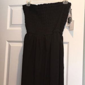 1 State black dress.